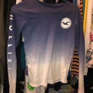 Ombré Blue hollister shirt